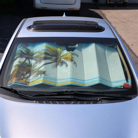 Beach Royal Palm Beach Sun Shade Front Windshield Reflective Auto