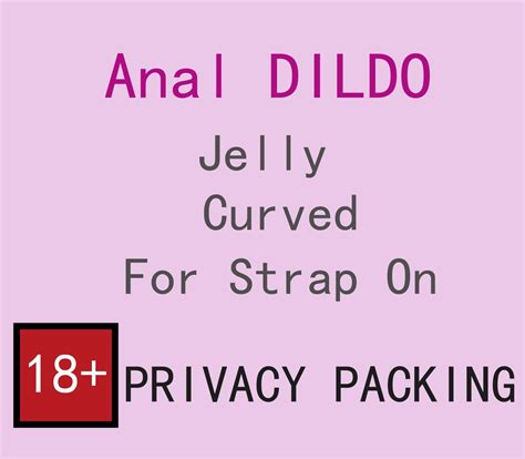 Jelly Anal Dildo Cute Curved Dildo Curve G Spot Dildo Pink Etsy