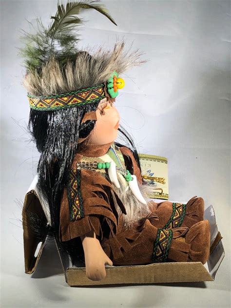 Kinnex Native American Porcelain Doll Ebay