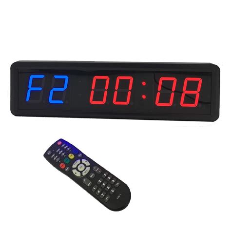 18 Led Interval Workout Timer Countdown Stopwatch