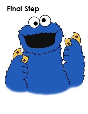 How to Draw Cookie Monster