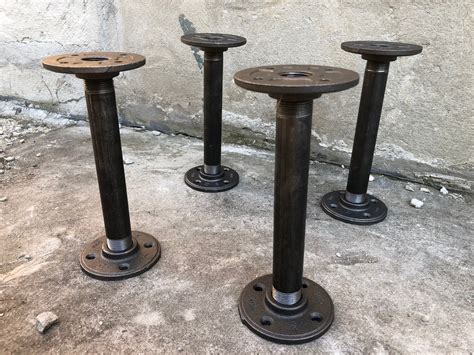 Diy Industrial Pipe Table Legsperfect For Coffeemetal Etsy