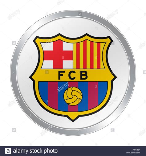 Click the logo and download it! FC Barcelona Barca logo icon Stock Photo: 239085315 - Alamy