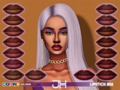 Lipstick 33 By Julhaos At Tsr Sims 4 Updates