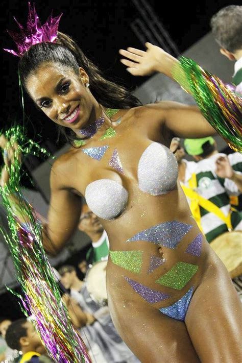 Body Painted Brazilian Woman 2016 Carnival