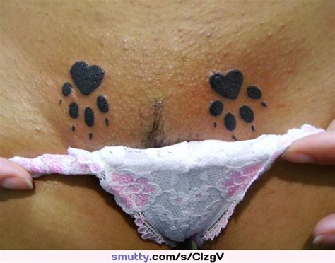 Dogslut Pawprint Tattoo