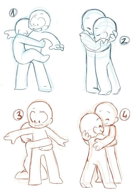 Imagen Relacionada Drawing Base Hugging Drawing Drawing Reference Poses
