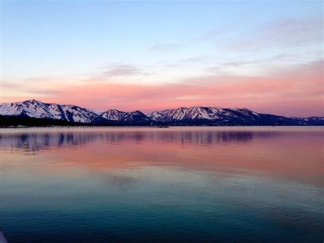 Sunset Begins Sunset Over Lake Tahoe Ca Kophoto Flickr