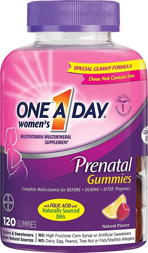 One A Day Women S Prenatal Gummies 120 Ct Pack Of 3