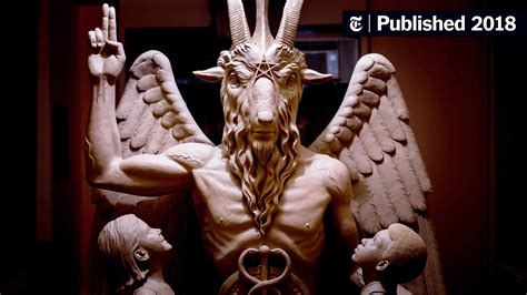 Satanic Temple Settles Lawsuit Over Goat Headed Statue In ‘sabrina The New York Times