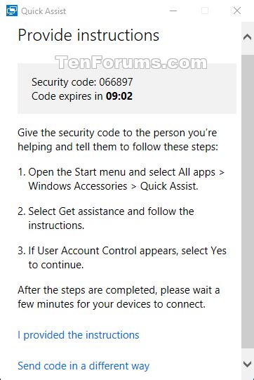 Get And Give Remote Assistance With Quick Assist App In Windows 10