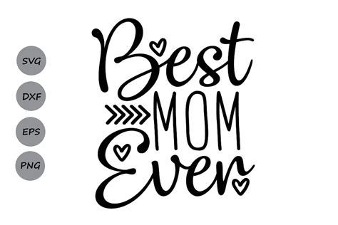 Best Mom Ever Svg Graphic By Cosmosfineart · Creative Fabrica
