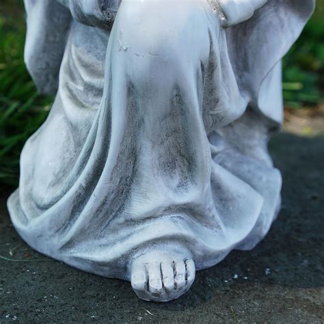 13 Kneeling Praying Angel Religious Outdoor Garden Statue Christmas
