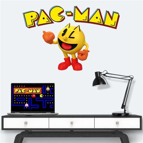 🥇 Vinilos Y Pegatinas Videojuego Retro Pac Man 🥇