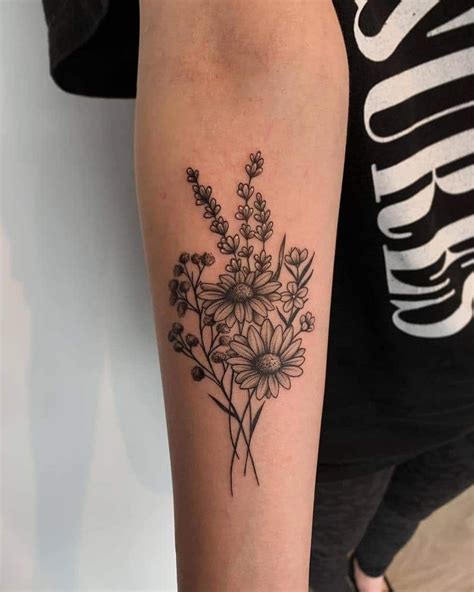 Delicate Flower Tattoo Dainty Tattoos Small Tattoos Hidden Tattoos