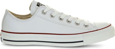 Lyst Converse All Star Low Top Leather Trainers In White For Men