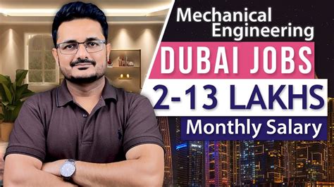 How To Get Mechanical Engineering Jobs In Dubai Salaries Of