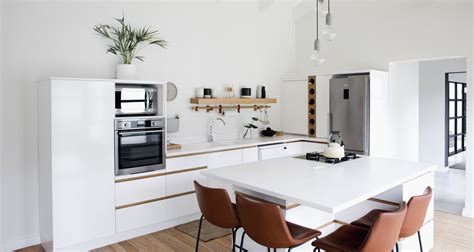 White kitchens simply don't go out of style. THS PROJECT | WHITE & WOOD KITCHEN REVEAL | The Home Studio | Interior Designers