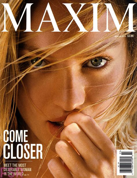 Candice Swanepoel Maxim Magazine Cover March GotCeleb