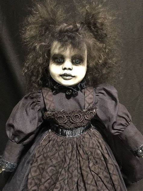 Gothic Girl 5 Ghost Haunted Ooak Assemblage Art By Santas2sell