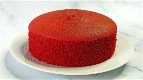 Basic Red Velvet Sponge Cake Recipe How To Make Red Velvet Cake