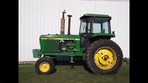1987 John Deere 4450 2wd Tractor With 2920 Hours Sold On Iowa Farm
