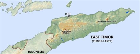 Timor Leste Physical Geography Quiz By Mucciniale