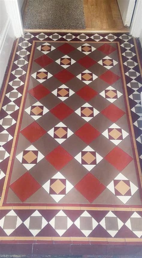 Renovating A Small Victorian Tiled Vestibule Floor In Exmouth Devon