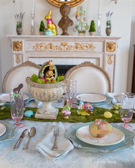 Elegant Easter Table Setting To Hop Into Easter Easter Table Settings