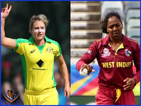 Women World Cup 2022 Australian All Rounder Ellyse Perry And West Indies Spinner Afy Fletcher
