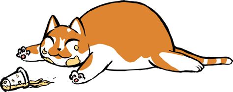 Fat Cat Png Clip Art Transparent Png Full Size Clipart 5777074
