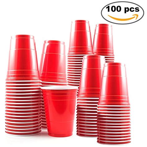 Encontrarás artículos nuevos o usados en vasos de chupito rojo en ebay. low-cost 100 Vasos Rojos Desechables de 16oz - Accesorio ...