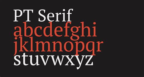 Pt Serif Free Font What Font Is