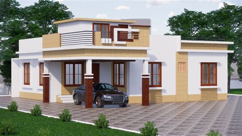 Single Story House Elevation