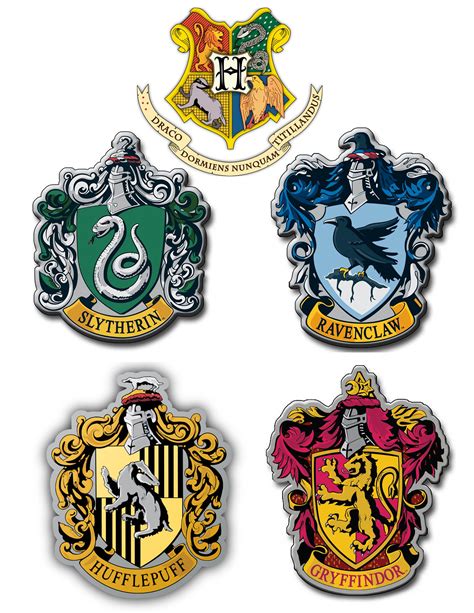 Hogwarts House Crests Vector At Collection Of