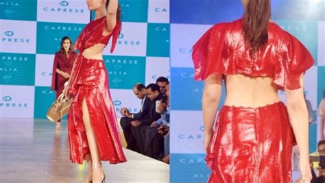 PICS Alia Bhatt Red Hot On The Ramp As She Walks For Brand Caprese S