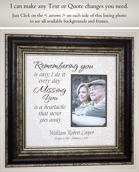 In Loving Memory Mother Father Memorial T For Loss Of Mom Etsy