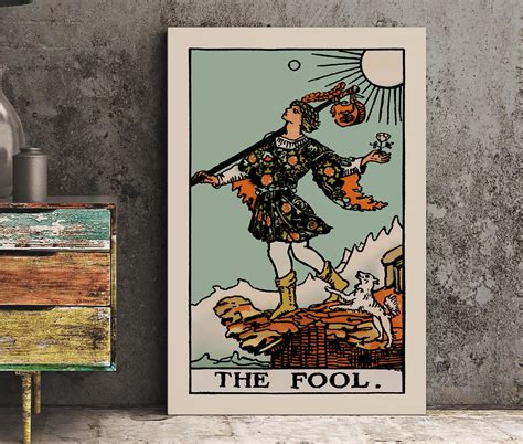 Modern Tarot Card The Fool Greeting Card Ubicaciondepersonascdmxgobmx
