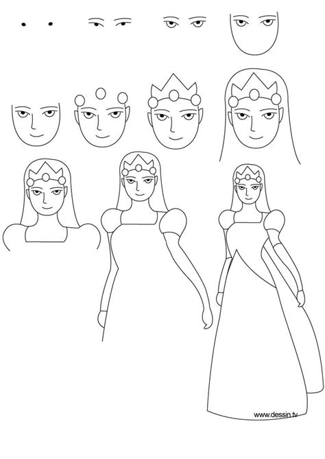 How To Draw A Princess Dress Step By Step Drawing princess | Princess
