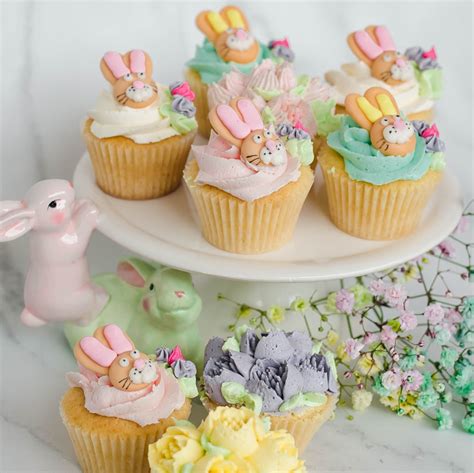 Easter Cupcakes Sydney Bunny Faces The Cupcake Princess