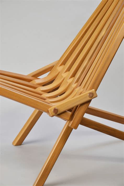 Gorgeous Mid Century Danish Modern Teak Wood Folding Chair Teak Wood