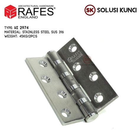 Supaya pintu bisa selalu awet dan bisa berfungsi sebagaimana mestinya tentu anda harus memilih engsel pintu secara tepat. Jual Engsel Pintu RAFES ENGLAND Stainless Steel SUS 316 ...