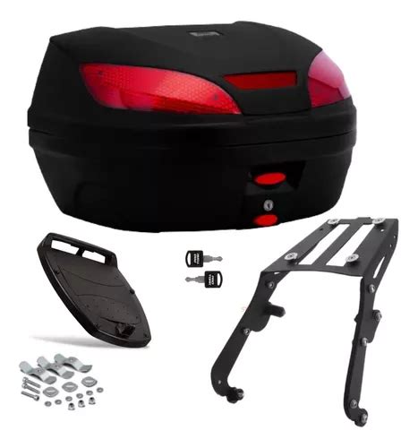 Kit Bau Moto L Bagageiro Chapa Suporte Base Fixa O Parcelamento