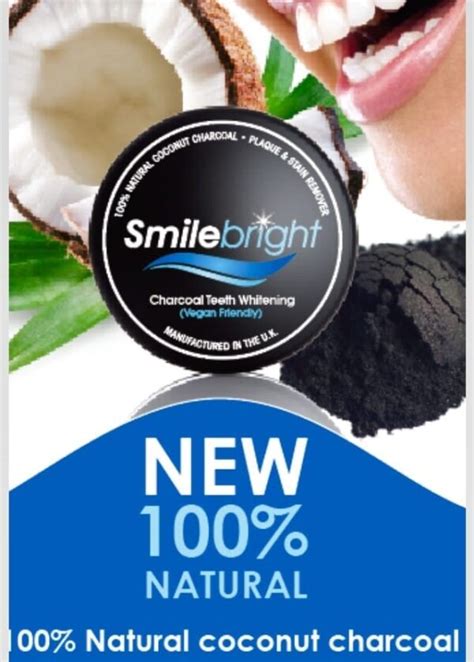 Smile Bright Activated Charcoal Teeth Whitening Powder Global Beauty