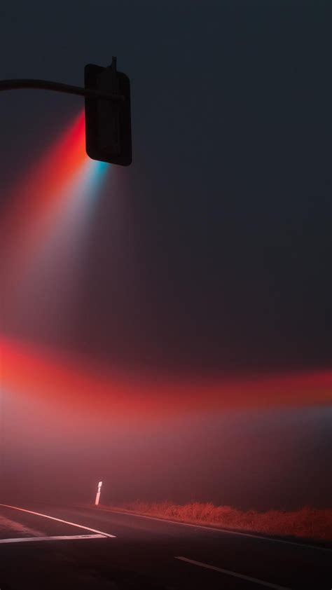 2160x3840 Street Lights In Fog Sony Xperia Xxzz5 Premium Wallpaper