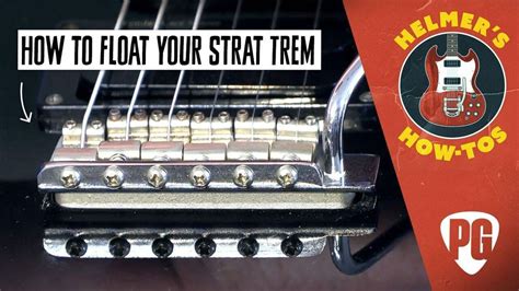 8 Steps To Float Your Fender Stratocaster Trem Guitar Domain