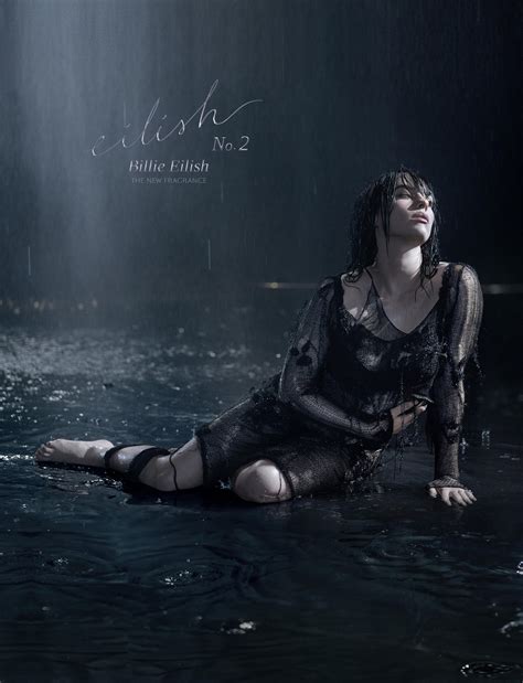Billie Eilishs Fragrance Ad Black Sheer Dress Popsugar Fashion Uk