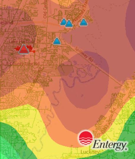 Entergy Mississippi Power Outage Map Map