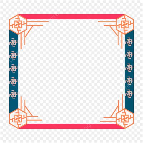 Korean Vector Hd Images Korean Border Png Image Korea Pattern Frame