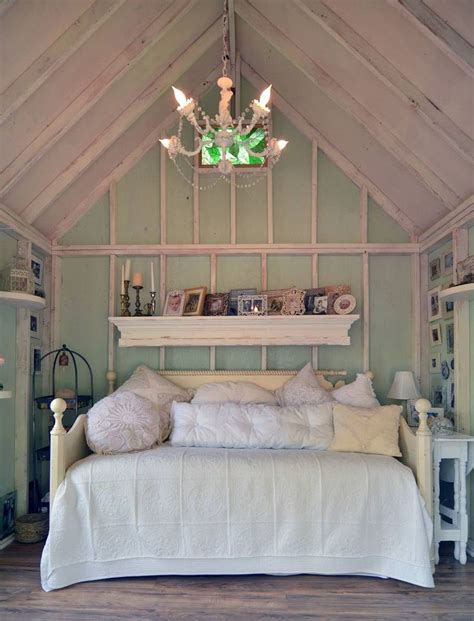 19 Gorgeous She Sheds That Youll Want To Retreat To Asap Shed Bedroom Ideas Shed Interior